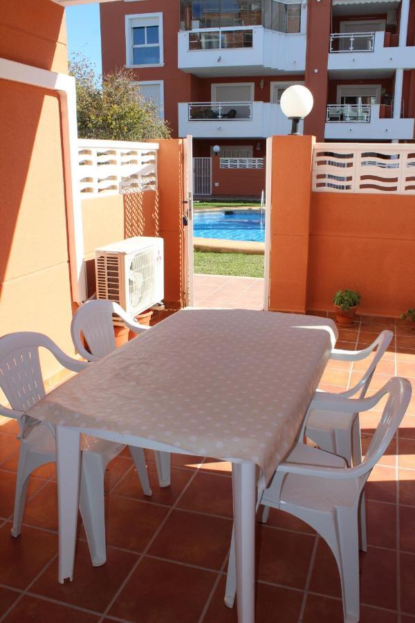 Apto. Con Gran Terraza Y Acceso Directo A Piscina. Denia Exteriér fotografie