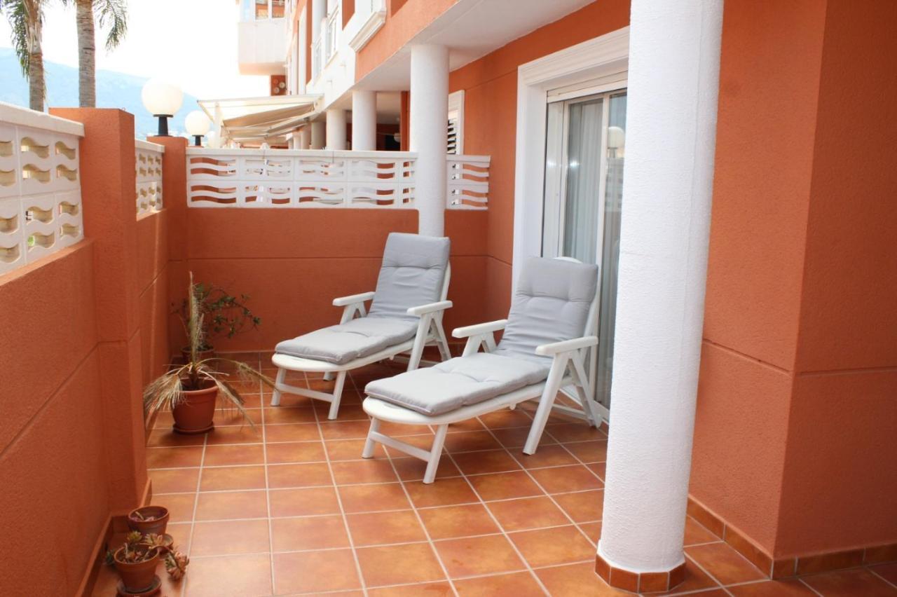 Apto. Con Gran Terraza Y Acceso Directo A Piscina. Denia Exteriér fotografie